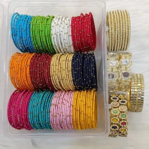 Thread Bangles Combo Box 2,2 Size