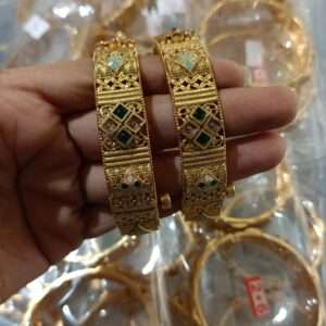 Brass High Gold Bangles 2,4 Size
