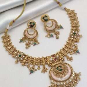 Brass High Gold Necklace