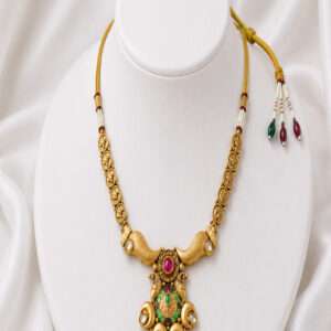 Brass High Gold Necklace