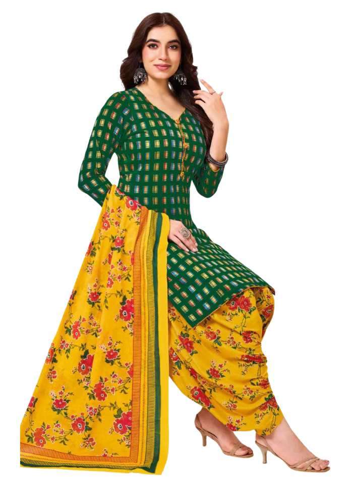 readymade cotton patiyala dress