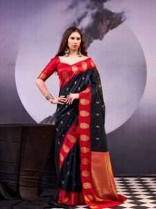 Poly Cotton Zari Weaving Saree Collection