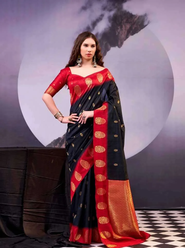 Poly Cotton Zari Weaving Saree