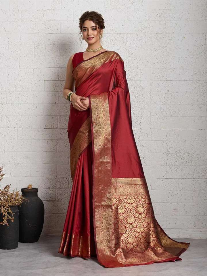 banarasi silk zari weaving saree collection