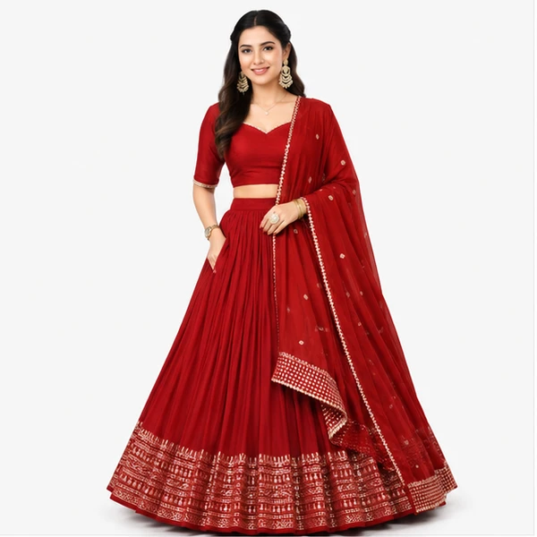 Dola Chex Zari Lehenga Choli