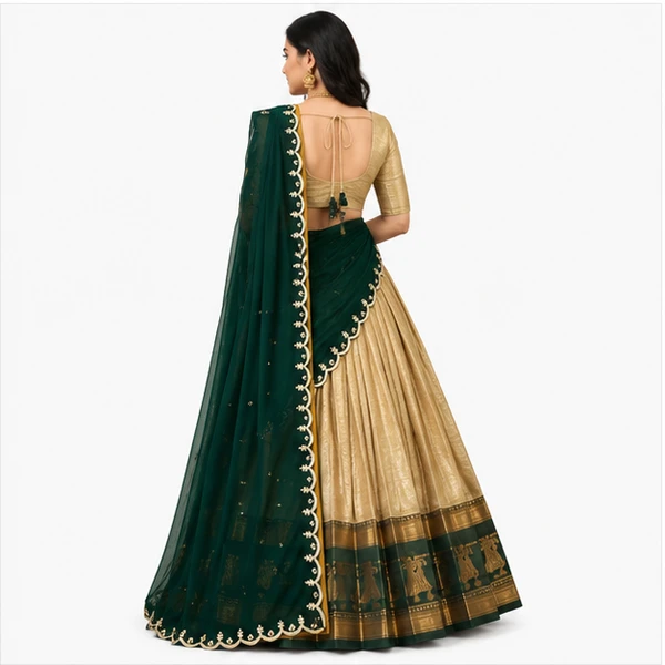 Poly Cotton Zari Weaving Traditional Lehenga Choli Collection 2 Poly Cotton Zari Weaving Traditional Lehenga Choli Collection