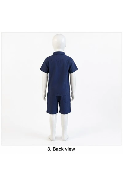 Baby Boys Two Piece Buttoned Shirt & Shorts Set 3 Baby Boy Outfit | Löweo Germany