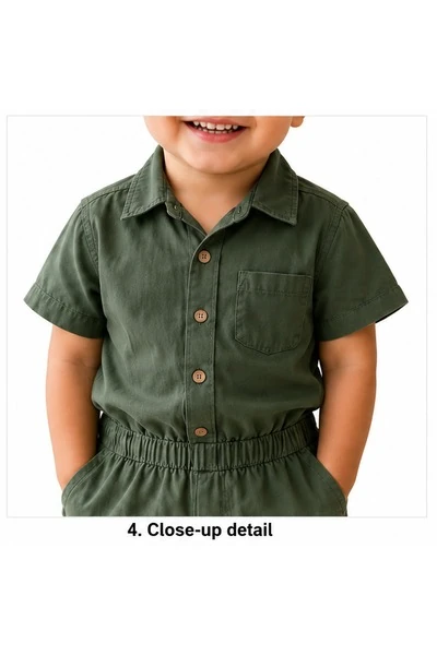 Baby Boys Two Piece Buttoned Shirt & Shorts Set 3 Baby Boy Outfit | Löweo Germany
