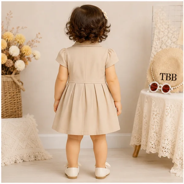 Girls Double Breasted Pocket Summer Dress 4 Baby Girl Party Dress | Löweo Germany