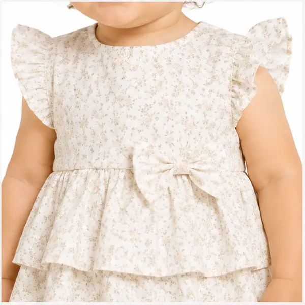 Baby Girls 2pc Floral Layered Dress & Bloomers Set 4 Baby Girl Party Dress | Löweo Germany